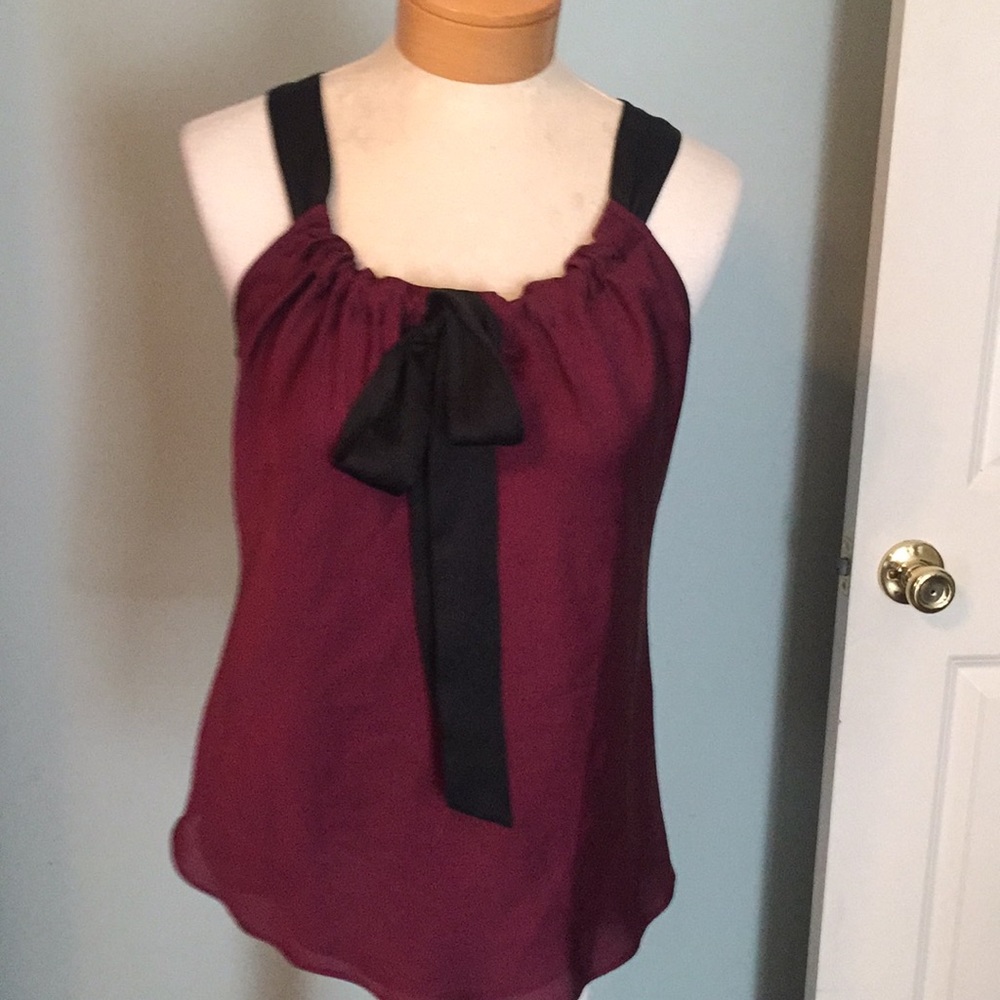 Bow tie top from LOFT.  Size 2.
